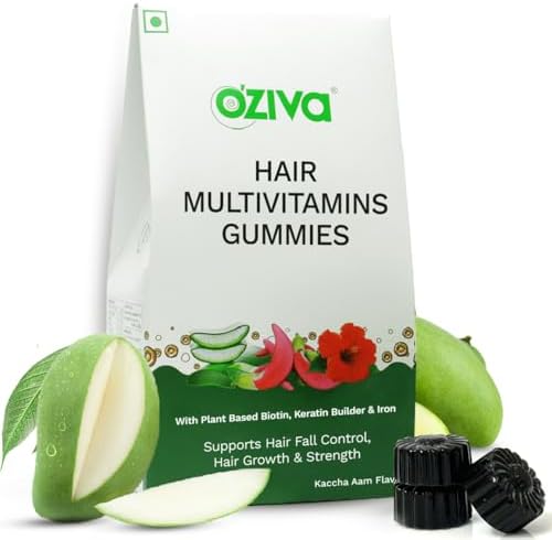 OZiva Biotin Hair Multivitamin Gummies 30 – Vitamin Supplement