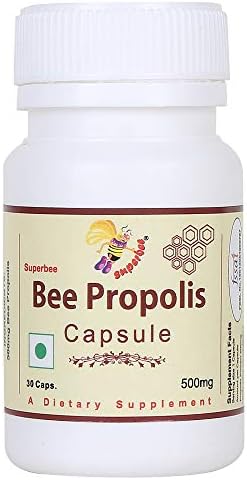 Superbee Propolis 500mg Capsules 30 – Ayurvedic Herb
