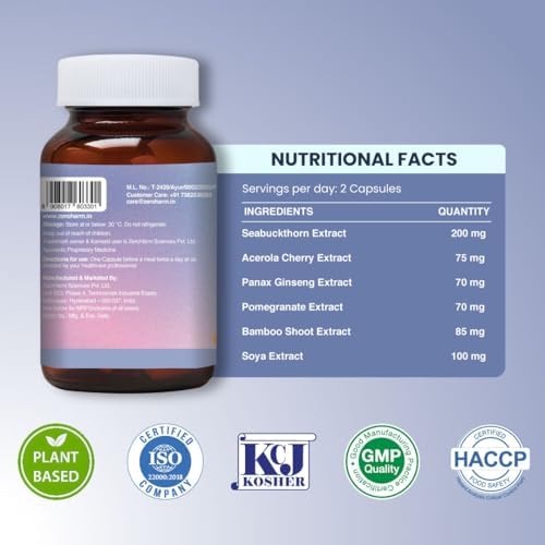 ZeroHarm Collagen Builder with Sea Buckthorn & Bamboo Tablets – Ayurvedic Herb