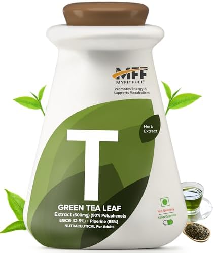 MyFitFuel Green Tea Extract with Piperine Capsules – Camellia sinensis