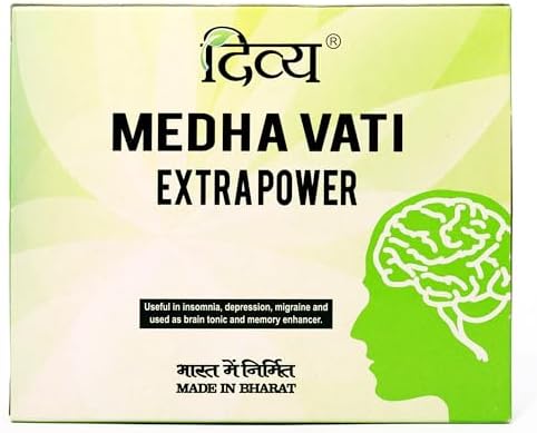 Patanjali Divya Medha Vati Extra Power Tablets 120 – Bacopa monnieri