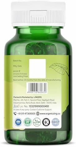 Organic Zing Ceylon Cinnamon 1200mg Capsules – Cinnamomum verum