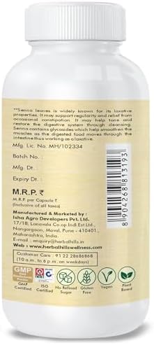 Herbal Hills Senna Capsules – Senna alexandrina