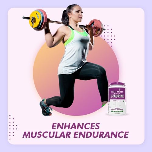 HealthyHey L-Taurine Capsules 120 – Amino Acid