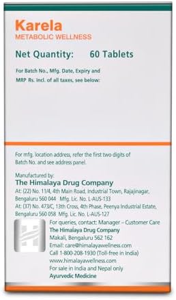 Himalaya Karela Tablets 60 – Momordica charantia