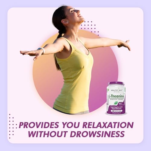 HealthyHey L-Theanine Capsules 120 – Amino Acid