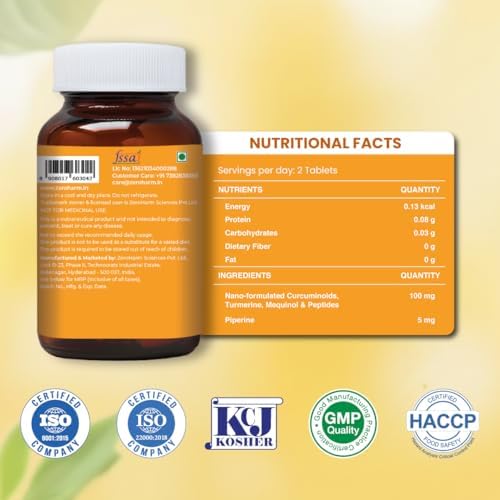 ZEROHARM Nano Curcumin Tablets – Curcuma longa