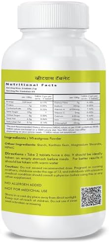 Herbal Hills Wheatgrass Tablets 120 – Triticum aestivum