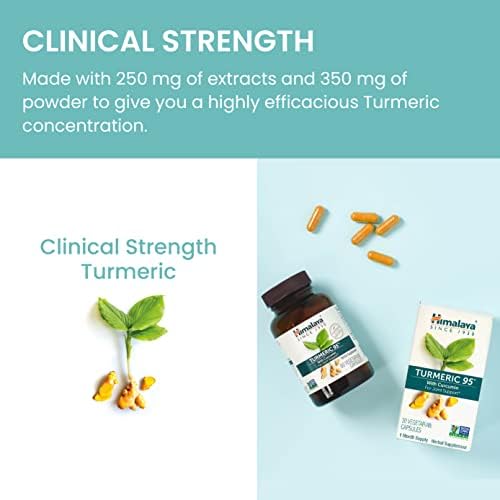 Himalaya Organic Turmeric Curcumin Capsules 60 – Curcuma longa