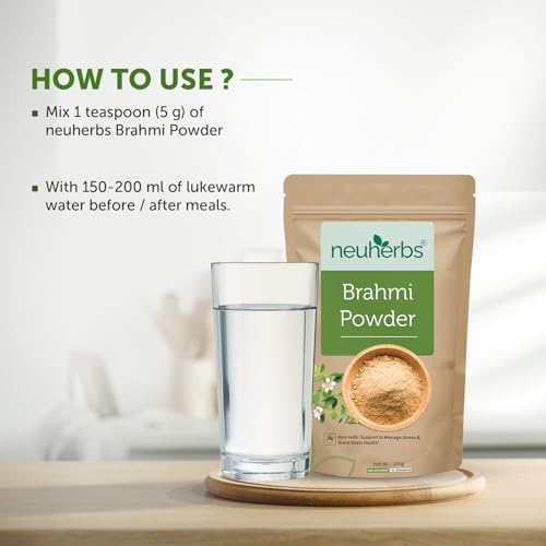 Neuherbs Brahmi Powder 100g – Bacopa monnieri