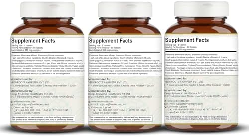 Vedikroots Punarnavadi Guggulu Tablets 60 – Boerhavia diffusa
