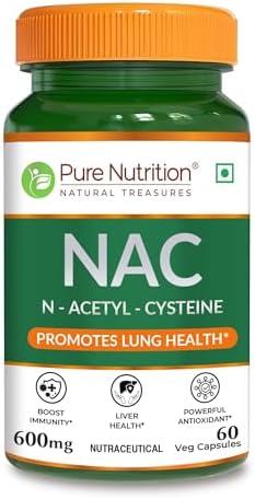 Pure Nutrition NAC 600mg Capsules 60 – Ayurvedic Herb