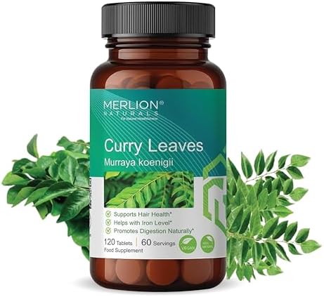 Merlion Naturals Curry Leaves Tablets 120 – Murraya koenigii