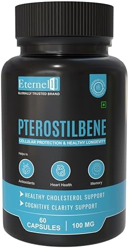 Eternell Pterostilbene 100mg Capsules 60 – Antioxidant Stilbene
