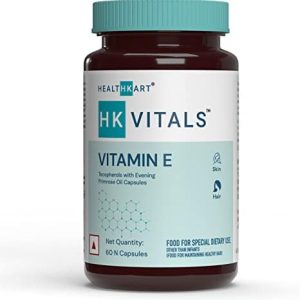 HK Vitals Vitamin E with Evening Primrose Capsules 60 – Vitamin Supplement