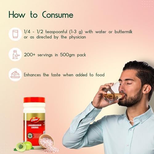 Dabur Lavan Bhaskar Churna Powder 500g – Ayurvedic Herb