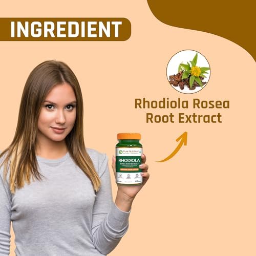 Pure Nutrition Rhodiola Rosea 500mg Capsules 60 – Ayurvedic Herb