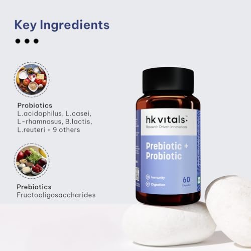 HK Vitals Pre and Probiotics CFU — 30Billion Capsules 60 – Ayurvedic Herb