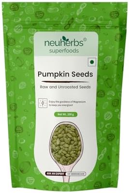 Neuherbs Raw Pumpkin Seeds Capsules 200g – Cucurbita pepo