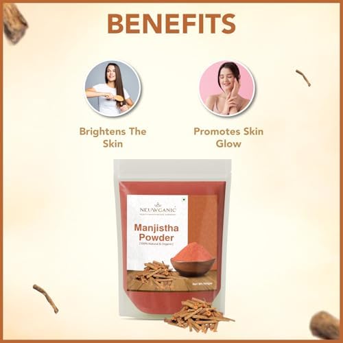 Neuwganic Organic Manjistha Powder 100g – Rubia Cordifolia