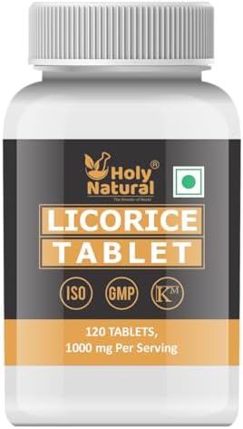 Holy Natural Licorice Root Tablets 120 – Glycyrrhiza glabra
