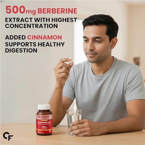 Carbamide Forte Berberine 95% + Milk Thistle 500mg Capsules 60 – Silybum marianum