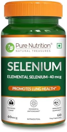 Pure Nutrition Selenium 40mcg Capsules 60 – Vegetarian Mineral