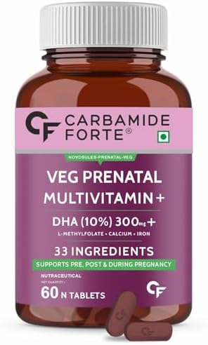 Carbamide Forte Veg Prenatal Multivitamin Tablets – Vitamin Supplement