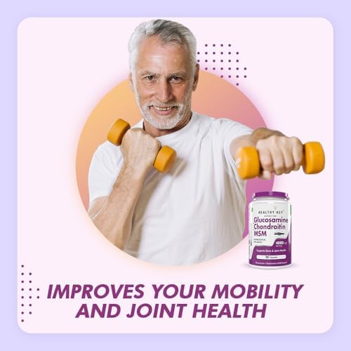 HealthyHey Nutrition Glucosamine Chondroitin Capsules – Ayurvedic Herb