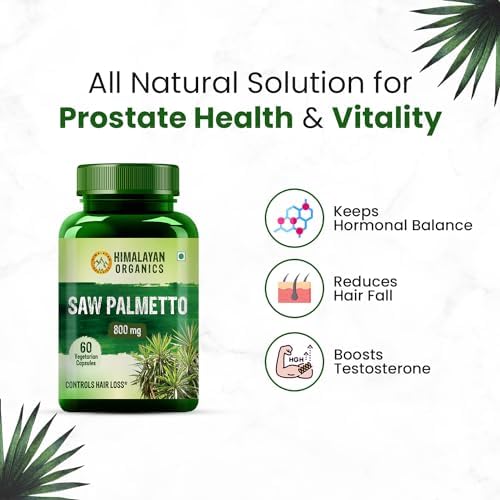 Himalayan Organics Saw Palmetto Extract 800mg Capsules – Serenoa repens