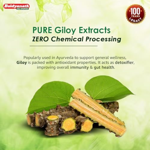 Baidyanath Giloy Satva Capsules 50g – Tinospora cordifolia