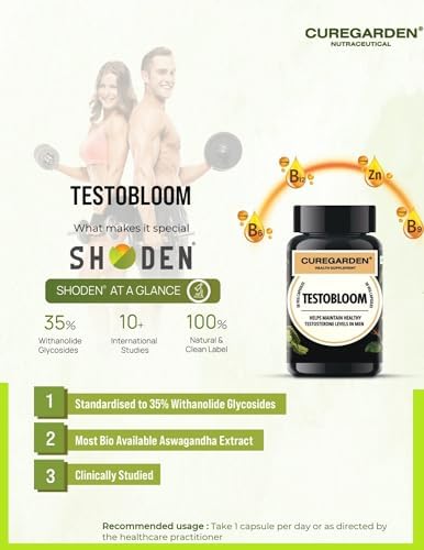 Curegarden Testobloom Men's Ayurvedic Blend Capsules – Ayurvedic Herb