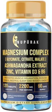 Triple Magnesium Complex 120 Tablets – High-Strength Vegetarian Mineral
