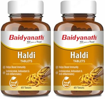 Baidyanath Haldi Tablets 60 – Curcuma longa
