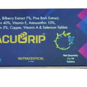Bilberry, Lutein & Astaxanthin Complex Tablets 30 – Vaccinium myrtillus