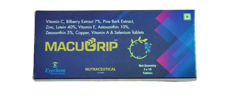 Bilberry, Lutein & Astaxanthin Complex Tablets 30 – Vaccinium myrtillus