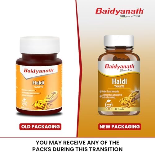 Baidyanath Haldi Tablets 60 – Curcuma longa