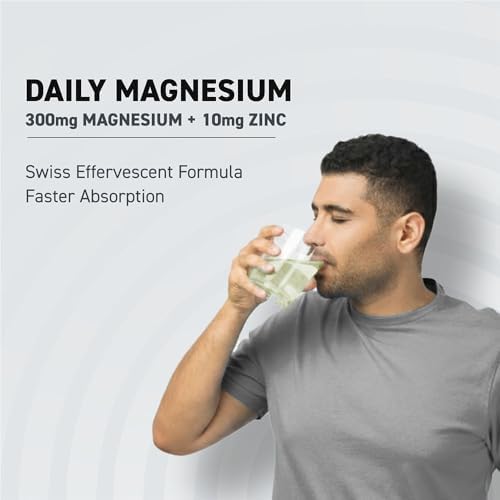Fast&Up Magnesio Magnesium + Zinc Effervescent Tablets 20 – Vegetarian Mineral