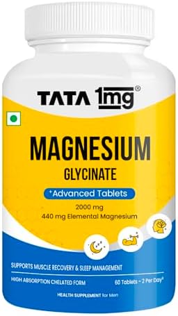 Tata 1mg Magnesium Glycinate Tablets – Vegetarian Mineral