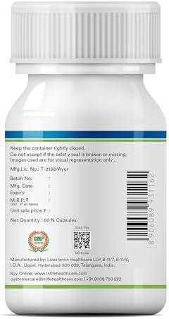 InLife Shatavari Extract 500mg Capsules 60 – Asparagus Racemosus