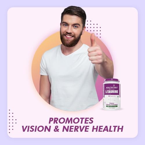 HealthyHey L-Taurine Capsules 120 – Amino Acid