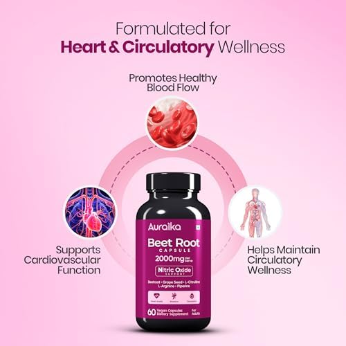 Auraika Beetroot 6-in-1 2000mg Capsules 60 – Beta vulgaris