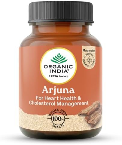 Organic India Arjuna Capsules 60 – Terminalia arjuna
