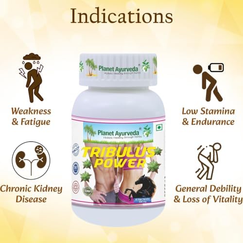Planet Ayurveda Tribulus Capsules 60 – Tribulus terrestris