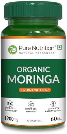 Pure Nutrition Moringa 1200mg Tablets 60 – Moringa oleifera