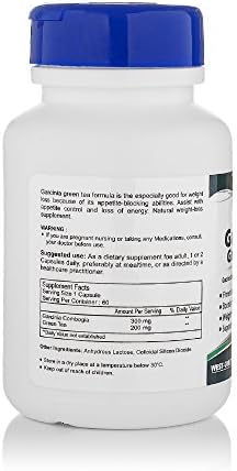 Healthvit Garcinia Cambogia + Green Tea Extract 500mg Capsules 60 – Malabar tamarind