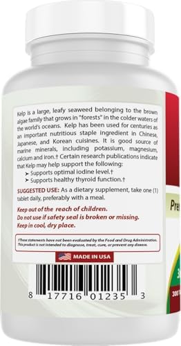 Best Naturals Kelp Tablets – Ayurvedic Herb