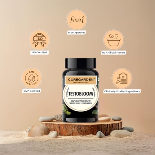 Curegarden Testobloom Men's Ayurvedic Blend Capsules – Ayurvedic Herb