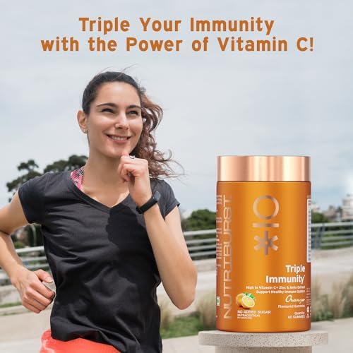 Nutriburst Vitamin C & Zinc Gummies – Vitamin Supplement