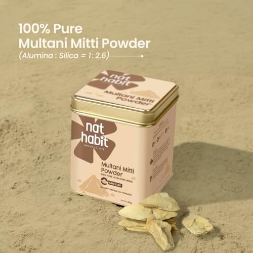 Nat Habit Multani Mitti Powder 200g – Natural Skincare Clay